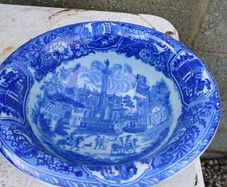 Vintage Victoria Ware Umbrella Stand & Bowl