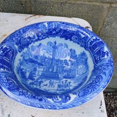 Vintage Victoria Ware Umbrella Stand & Bowl