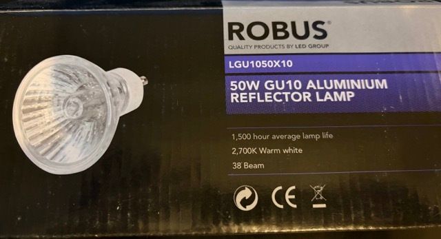 Robus 50W GU10 LED ceiling bulb