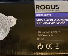 Robus 50W GU10 LED ceiling bulb