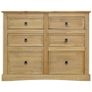 Sideboard Mexican Pine Corona Range 110x43x81 cm Image 2