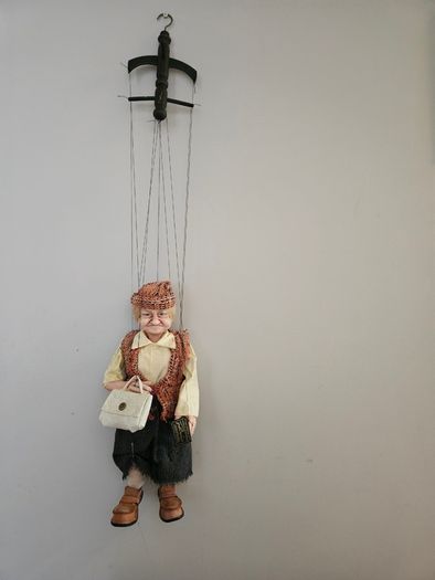Vintage Czech Figurines Old man Joe and Woman