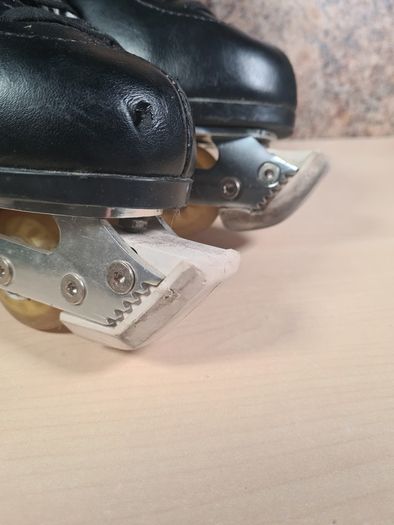 Mens GRAF 500 OFF ICE SKATES Size UK 11 EU 45 Black ice skating practice figure skates rollerblades