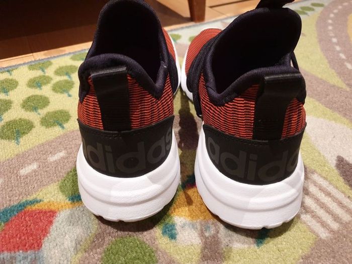 original adidas flame red shoes runners casual
