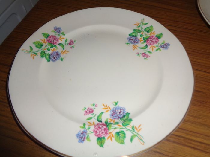 Vintage Royal Tudor Plates x 3 for Sale