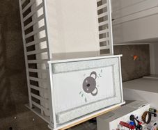 Baby Elegance Haddington Cot Bed with Changing Unit Stone