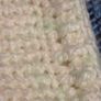 Crochet baby Blanket Cream Pastel, Tunisian crochet technique Image 4