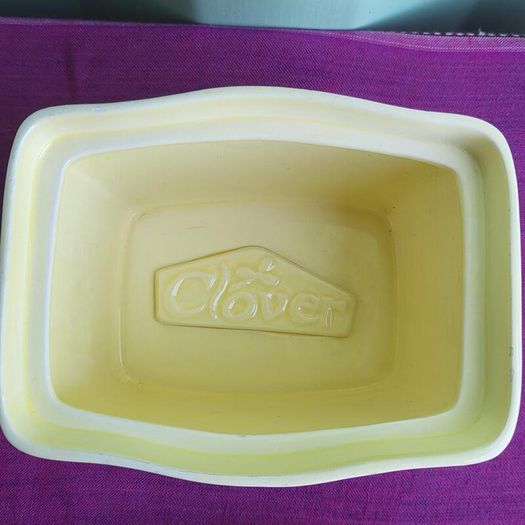 Collectable Disney Clover Butter Dish Beauty & the Beast