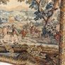 Vintage Hunting Scene Tapestry with Iron Rail Image 4