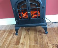 Electric glow fire
