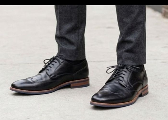 Paul Smith Black Leather Oxford Shoes