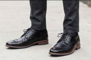 Paul Smith Black Leather Oxford Shoes