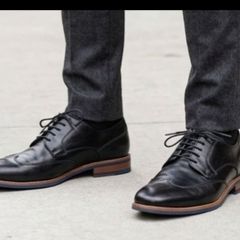 Paul Smith Black Leather Oxford Shoes