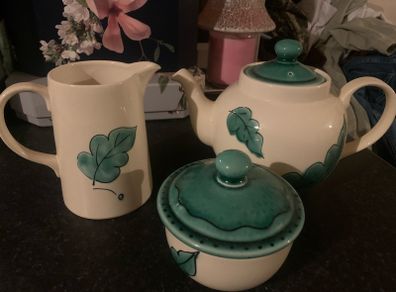 Poole pottery tea set can post if required