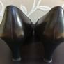 Ladies Brown Leather and Suede Shoes by Pierre Chupin Image 3