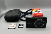 Sony DSC-W570 16.1MP Digital Camera Black - Full Kit