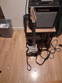 left-hand gear for music electric guitar with  nux app