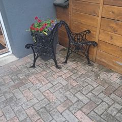 Garden bench ends
