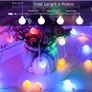 Fairy Lights Battery, 7M 60 LED Globe String Lights with 8 Lighting Modes, Fairy Light Battery Waterproof for Indoor, Outdoor, Christmas (Multi-Coloured) Image 4