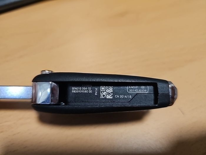 Citroen key shell