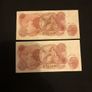 10 shillings banknote from England Image 2