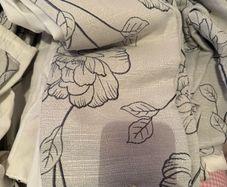 Fully lined  eyelet curtains.
