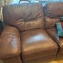 Fine leather recliner sofa Image 2