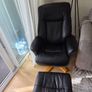 Massage chair with footstool Like New Image 2