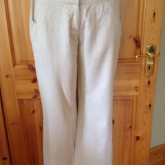 Size 10 Linen Maternity Trousers