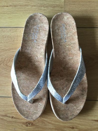 Kurt Geiger London Cork Sliders Size 7