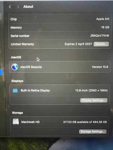 Apple Macbook Air 2025