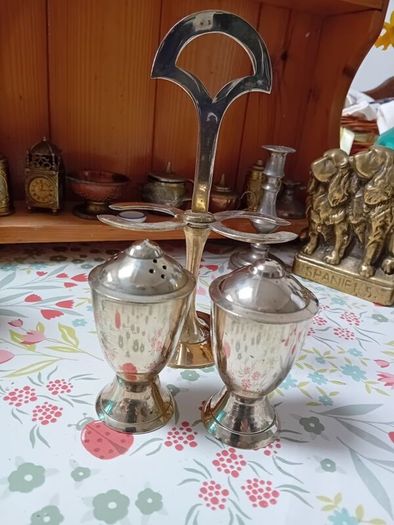 Silverplated Condiment Set