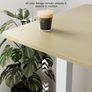 Electric Standing Desk Height Adjustable 120 x 60cm Sit Stand with 4 Memory Smart Pannel for Home Office Splice Board Image 6