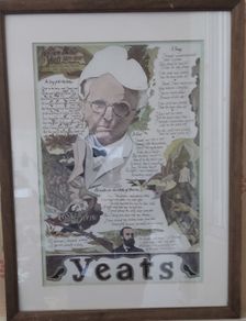 Peter/Pieter/Piet Sluis - Framed WB Yeats Poster