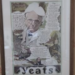 Peter/Pieter/Piet Sluis - Framed WB Yeats Poster