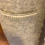 Cardigan grey pure new wool. Image 3