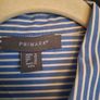 Blue and White Striped Shirt Image 2