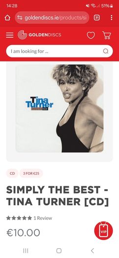 CD- Brand New. Tina Turner. Simply The best