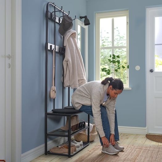 Ikea Nipasen Coat rack and bench