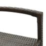 Bar Stools 2 pcs Brown Poly Rattan Image 8