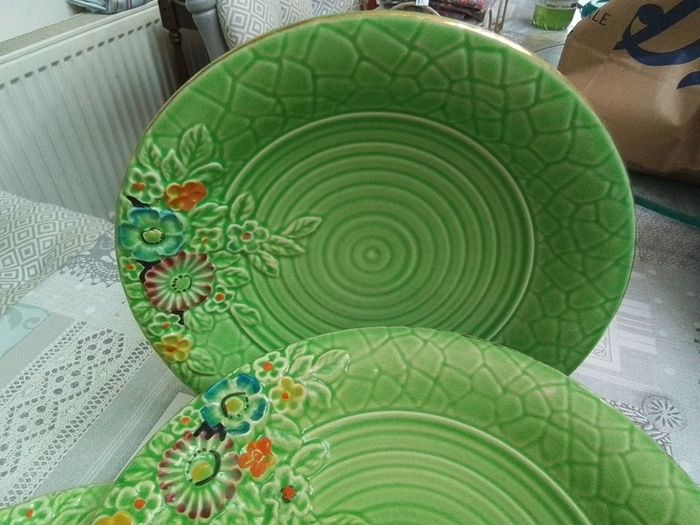 Crown Devon Majolica Shallow Bowl
