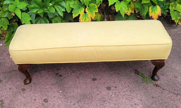 Victorian upholstered footstool
