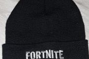 Official Fortnite Black Beanie Hat