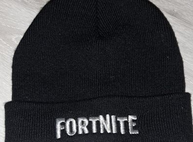 Official Fortnite Black Beanie Hat