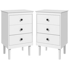Set of Two Modern Bedside Tables
