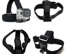 Elastic Adjustable Head Strap Mount Belt for GoPro & Action Cameras - 21331