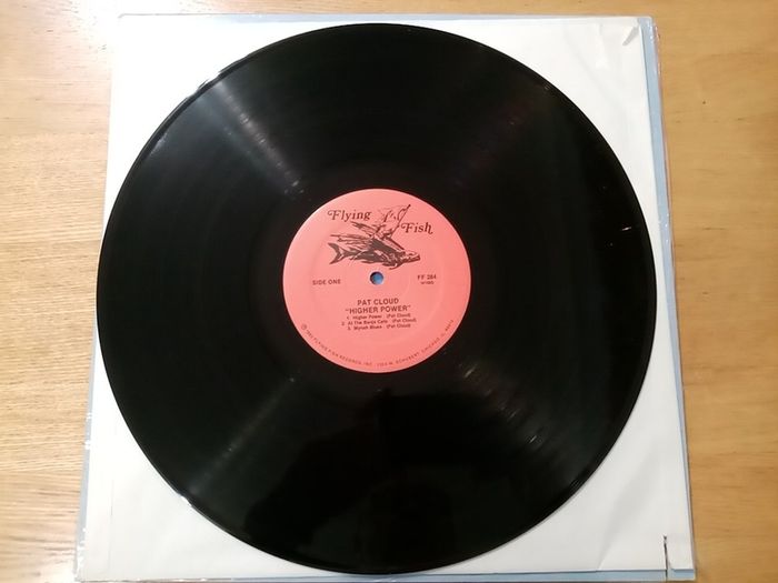 Pat Cloud - Higher Power. 1983. US Pressing. Flying Fish Label Lp. Vinyl. Record. Album. Banjo. Jazz.
