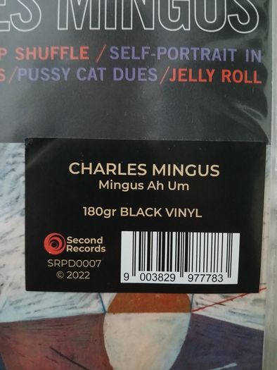 Charles mingus Ah Um LP jazz bebop NM