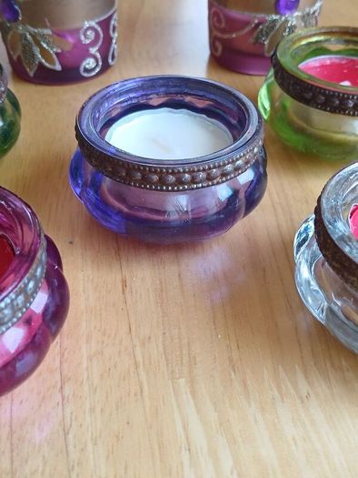 Set of 7 Tealight Holder, 2 New
