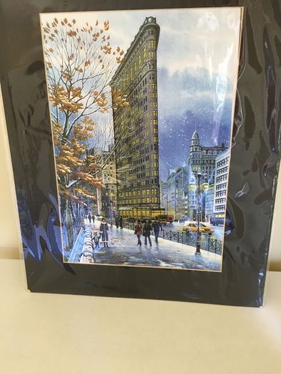 Print Of Flatiron Building NEW YORK